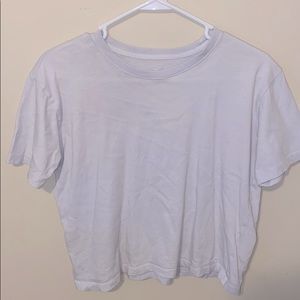 Hollister Light blue Cropped tee